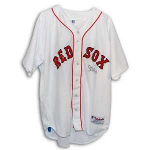 Autographed Shea Hillenbrand Boston Red Sox Russell Athletic Authentic 