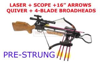 150 lbs Hunting Crossbow String Pre Installed Package  