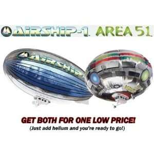  MEGATECH AIRSHIP 1/AREA 51 MEGA BLIMP COMBO Toys & Games