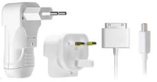 Belkin EU/UK/US USB Wall World Charger Travel Pack for iPod/iPhone/HTC 