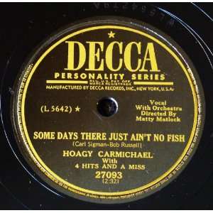   Just Aint No Fish / Coney Island Washboard Hoagy Carmichael Music