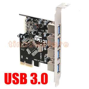 USB 3.0 Card 4 Port to PCI E PCI Expresscard USB3.0 Card Hub Adapter 