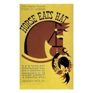  Horse Eats Hat at Maxine Elliotts Theatre, c.1936 Giclee 