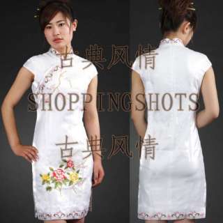 chinese gown dress qipao cheongsam wedding 090470 multi colored  