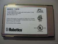 Robotics Sportster V.34 Faxmodem PC Card Mod. 1626  