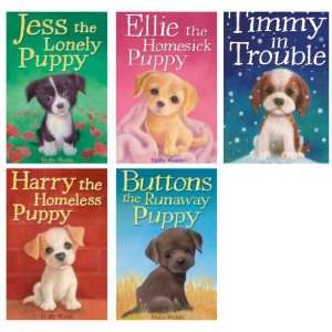  Holly Webb Puppy 5 book collection pack (Buttons the 