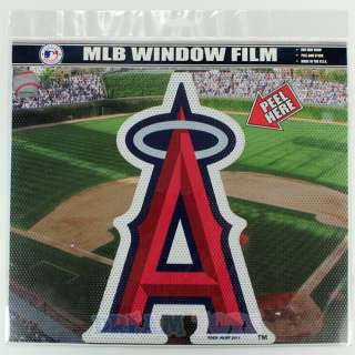 MLB Anaheim Angels 9.5 Window Film Perforated Decal Sticker  