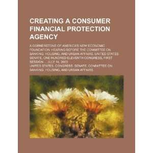  Creating a consumer financial protection agency a 