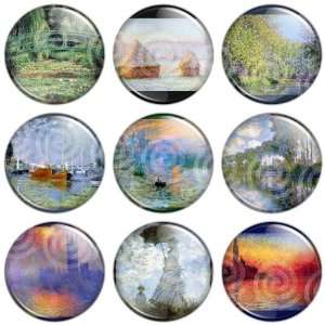  Claude Monet Painting 1.25 Inch (32mm) Pinback Button 