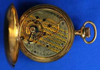 Circa 1899 Rockford Antique Vintage Hunter Case Mechanical Watch 17 
