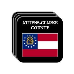  US State Flag   ATHENS CLARKE COUNTY, Georgia (GA) Set of 