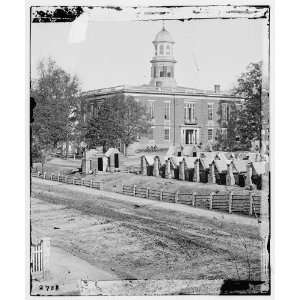  Atlanta,Ga. City Hall; camp of 2d Massachusetts Infantry 
