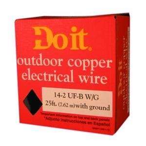  Do it Underground Feeder Cable, 25 14 2 UFW/G WIRE