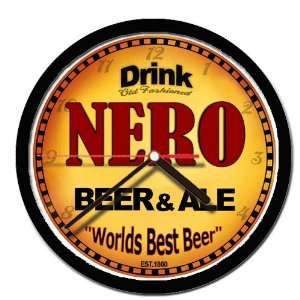 NERO beer and ale cerveza wall clock 