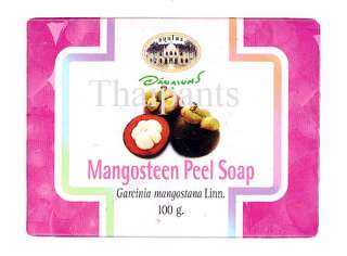 Mangosteen herbal soap bar skin deodorant wrinkle acne  