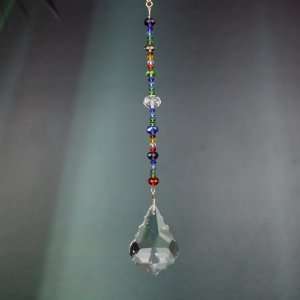  Crystal Suncatchers Color Beads 24% lead Crystal Chain 4.5 