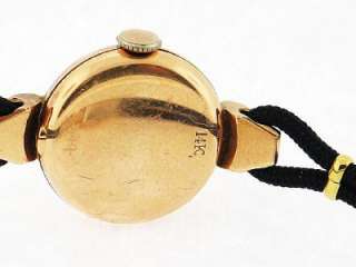 1915 Ladys Bulova Antique Wristwatch 14K Rose Gold  