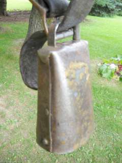 Vintage Metal Cow Bell Antique Cast Bells Tin Farm  