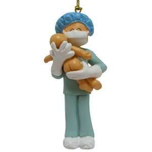 Obstetrician   New Father   Midwife Christmas Ornament 