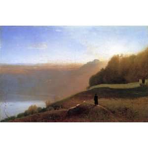 FRAMED oil paintings   George Inness   24 x 16 inches   Lake Nemi 