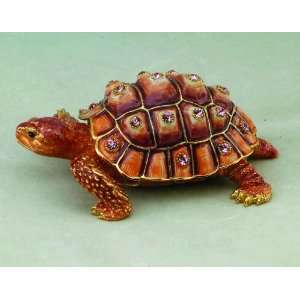  Tortoise bejeweled jewelry box 1
