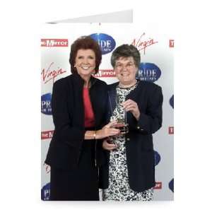  Cilla Black with Dr Rosemary Radley Smith   Greeting Card 