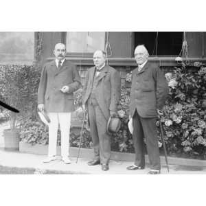  early 1900s photo J.P. Morgan, Viscount Haldane and Sir H 