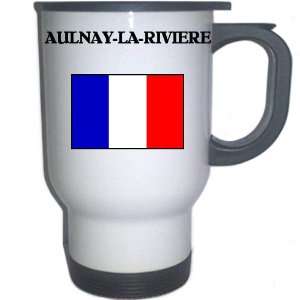  France   AULNAY LA RIVIERE White Stainless Steel Mug 