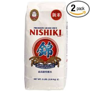 Nishiki Rice Sushi, 5 pounds (Pack of2)  Grocery & Gourmet 