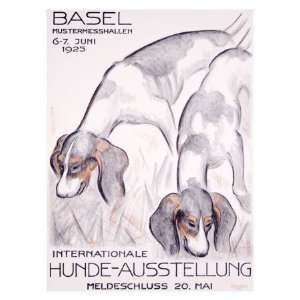  Internationale Hunde Ausstellung Giclee Poster Print 