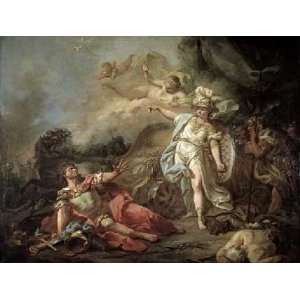  Battle of Minerva Against Mars by Jacques Louis David 16 