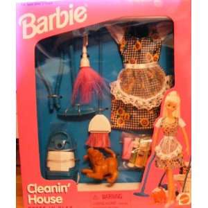  Barbie  Cleanin House Dress N Playset 1997 Toys & Games