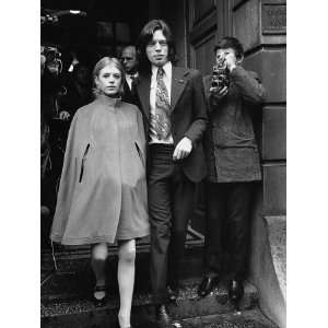  Rolling Stones Mick Jagger, Marianne Faithfull 
