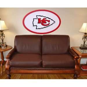 Kansas City Chiefs 46 inch Logo Wall Art