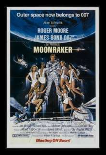 MOONRAKER * 1SH ADV ORIG MOVIE POSTER JAMES BOND 1979  