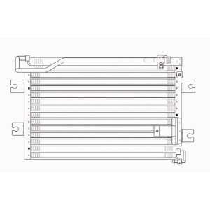  Mazda Miata Mx5 Replacement AC Condenser With Serpentine 