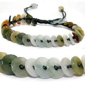  Petite Chinese Coin Bracelet   Authentic Jade Crystal 