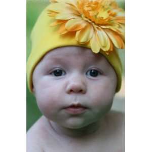  Yellow Daisy Cotton Hat Baby