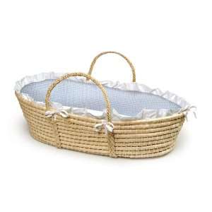  Blue Moses Basket Bedding Set Baby
