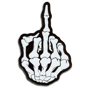 Middle Finger Reflective Patch