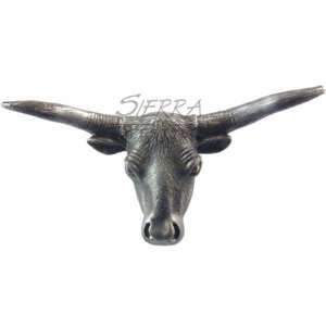  Longhorn Knob   Pewter