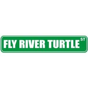   FLY RIVER TURTLE ST  STREET SIGN