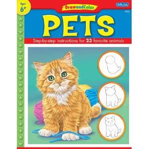  10 Pack TEACHER CREATED RESOURCES DRAW AND COLOR PETS 