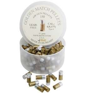 Skenco Golden Match Type 4, .177 Cal, 9.26 Grains, Wadcutter, Lead 