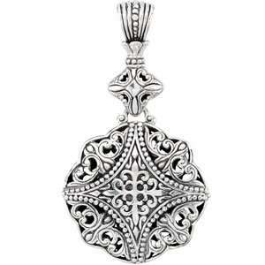  Clevereves Sterling Silver 58.50X33.00 mm Sterling Silver 