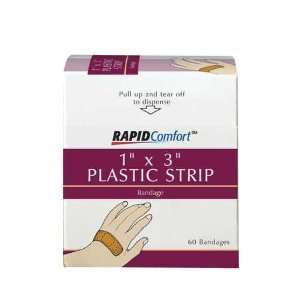   COMFORT 148874 Plastic Bandages,3/4X3 IN,PK40