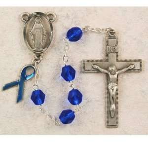  Blue Awareness Rosary, Boxed The color blue is most 