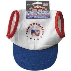  Cap Spotbrites American Flag Dog Hat