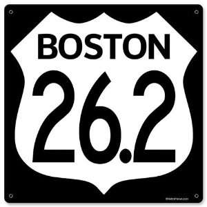  Marathon Boston Metal Sign