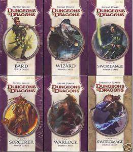 Arcane Powers   Power Cards   Complete Set of 6  